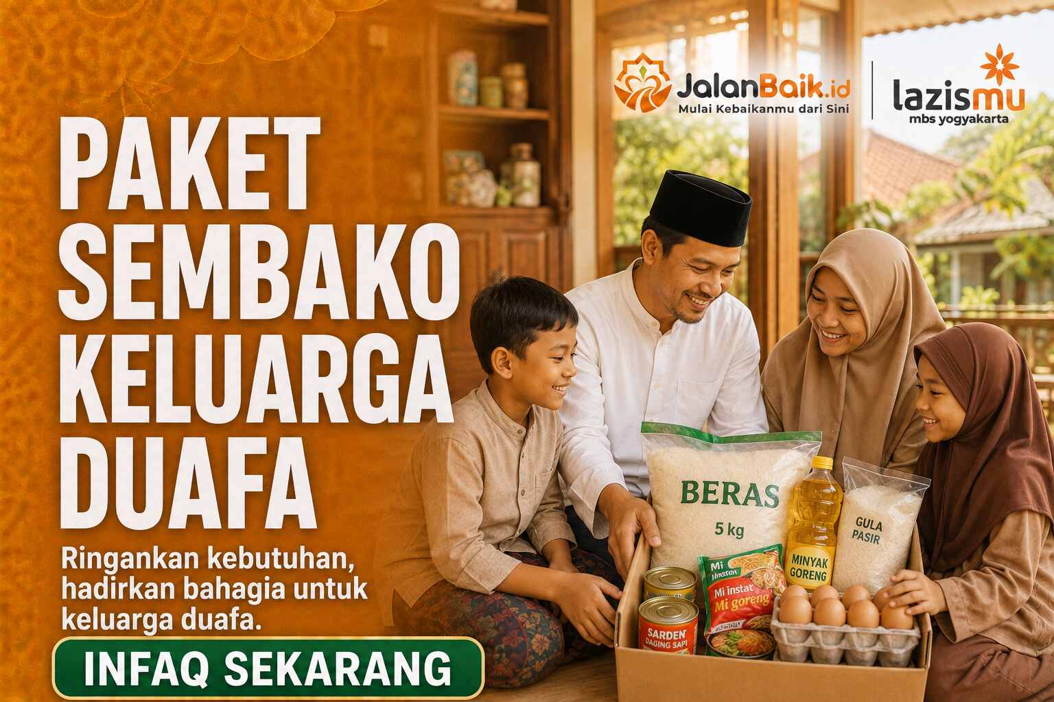 Paket Sembako Keluarga Duafa